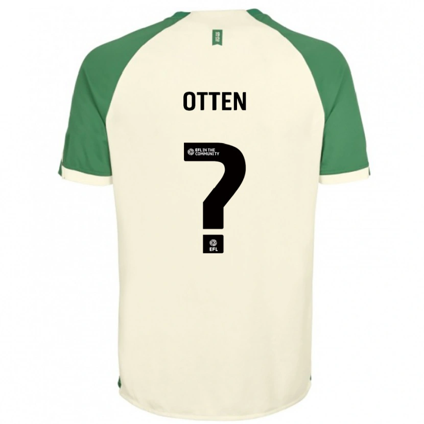 Danxen Niño Camiseta Gisela Otten #0 Blanco Hueso Verde 2ª Equipación 2025/26 La Camisa México