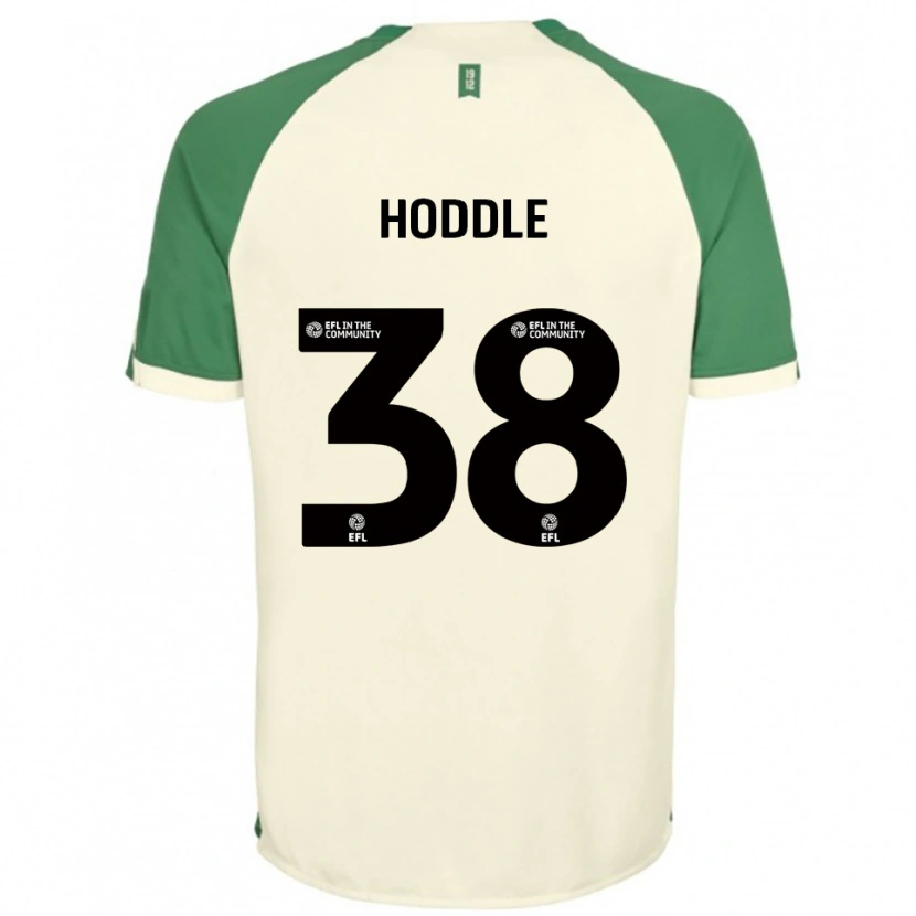 Danxen Niño Camiseta George Hoddle #38 Blanco Hueso Verde 2ª Equipación 2025/26 La Camisa México