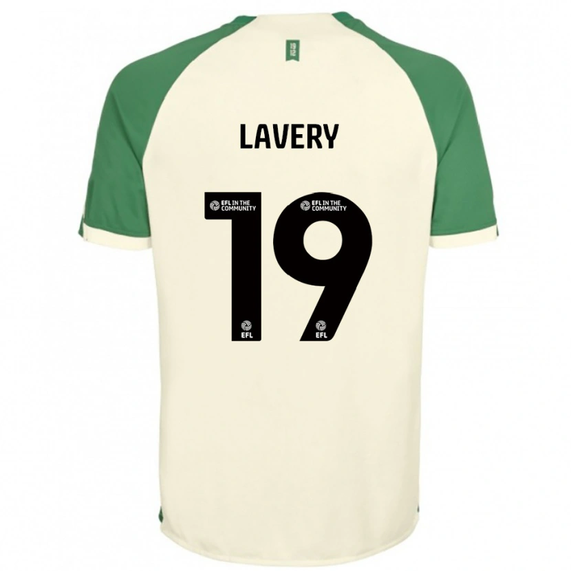 Danxen Niño Camiseta Shayne Lavery #19 Blanco Hueso Verde 2ª Equipación 2025/26 La Camisa México