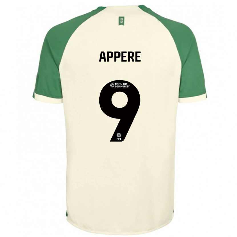 Danxen Niño Camiseta Louis Appéré #9 Blanco Hueso Verde 2ª Equipación 2025/26 La Camisa México
