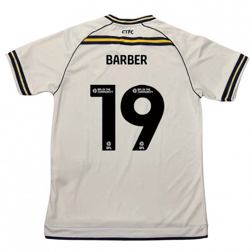 Danxen Niño Camiseta Mark Barber #19 Blanco Azul Marino 2ª Equipación 2025/26 La Camisa México