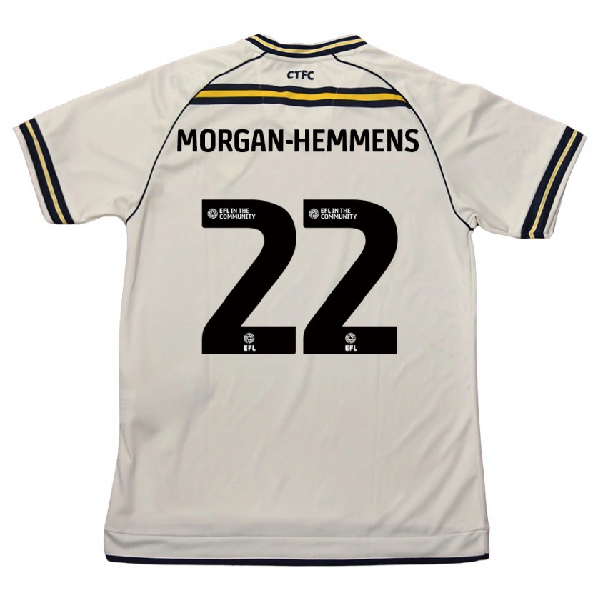 Danxen Niño Camiseta Kaitlyn Morgan-Hemmens #22 Blanco Azul Marino 2ª Equipación 2025/26 La Camisa México