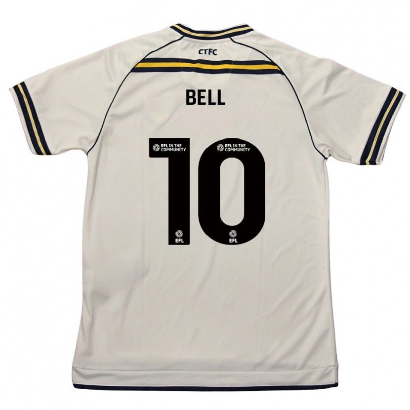 Danxen Niño Camiseta Libby Bell #10 Blanco Azul Marino 2ª Equipación 2025/26 La Camisa México