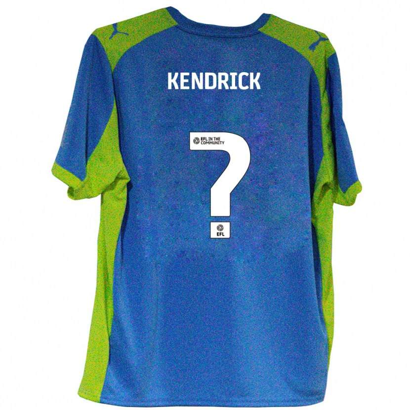 Danxen Niño Camiseta Sam Kendrick #0 Celeste Amarillo 2ª Equipación 2025/26 La Camisa México