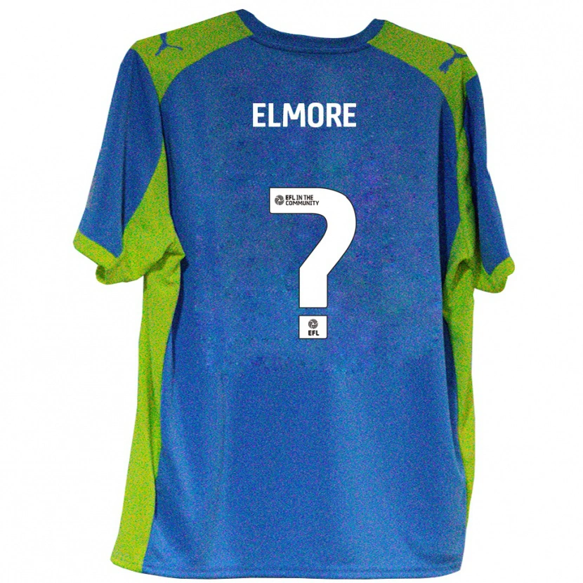 Danxen Niño Camiseta Harry Elmore #0 Celeste Amarillo 2ª Equipación 2025/26 La Camisa México