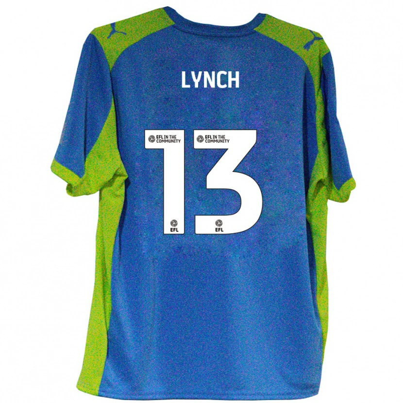 Danxen Niño Camiseta Jay Lynch #13 Celeste Amarillo 2ª Equipación 2025/26 La Camisa México