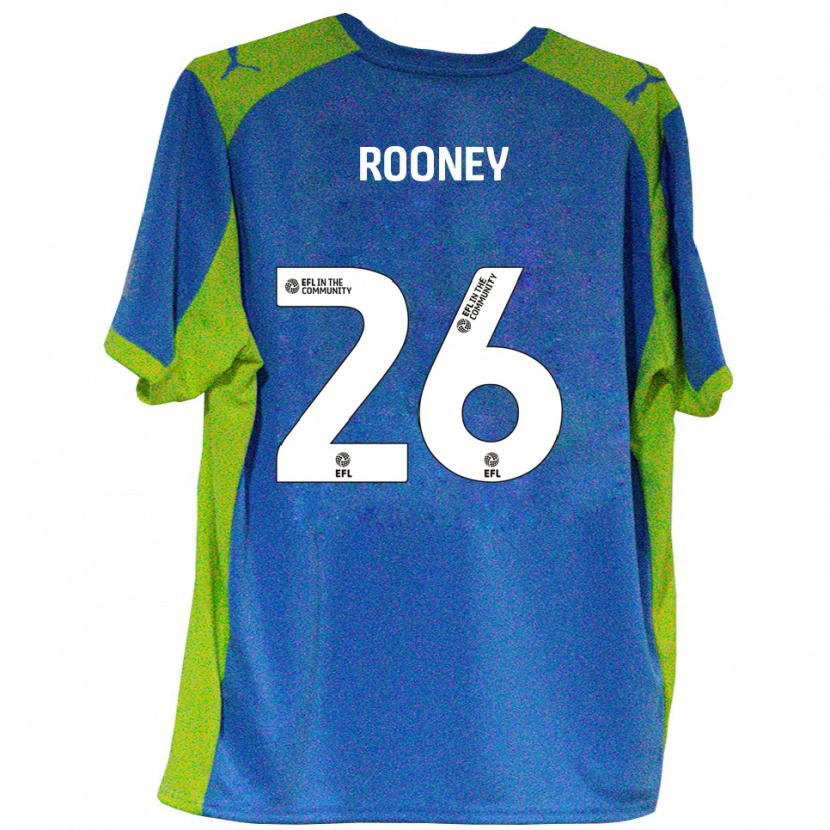 Danxen Niño Camiseta Shaun Rooney #26 Celeste Amarillo 2ª Equipación 2025/26 La Camisa México