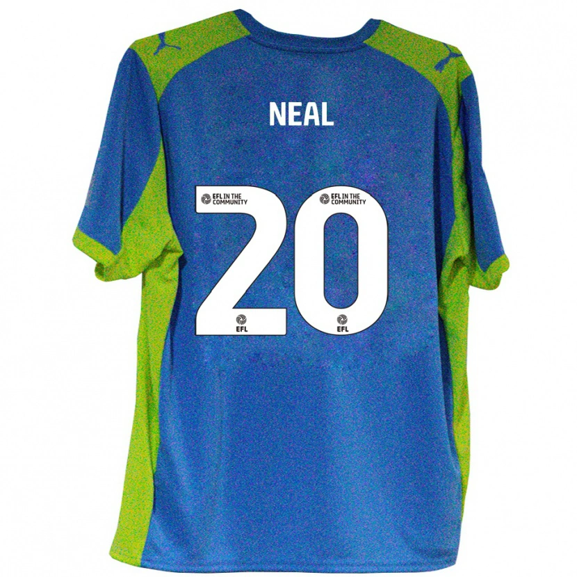 Danxen Niño Camiseta Harrison Neal #20 Celeste Amarillo 2ª Equipación 2025/26 La Camisa México