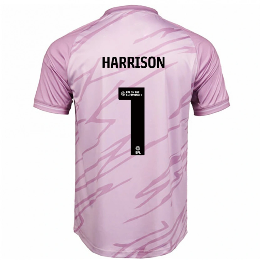Danxen Niño Camiseta Elyh Harrison #1 Rosa Negro 2ª Equipación 2025/26 La Camisa México