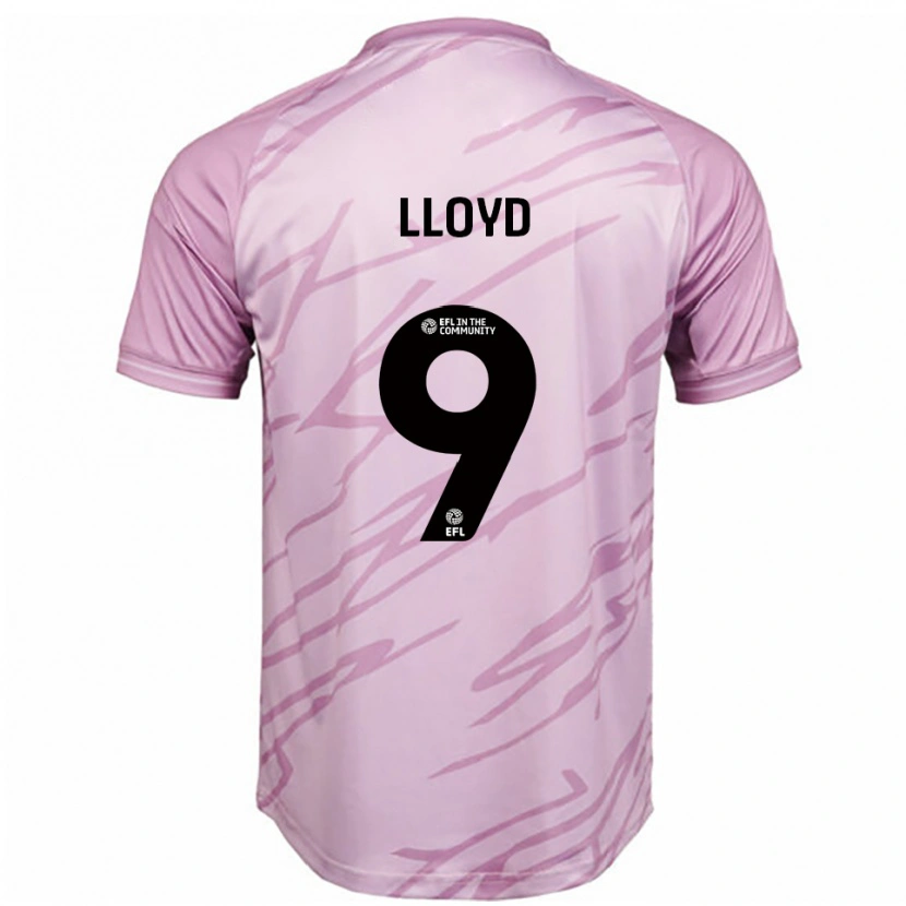 Danxen Niño Camiseta George Lloyd #9 Rosa Negro 2ª Equipación 2025/26 La Camisa México
