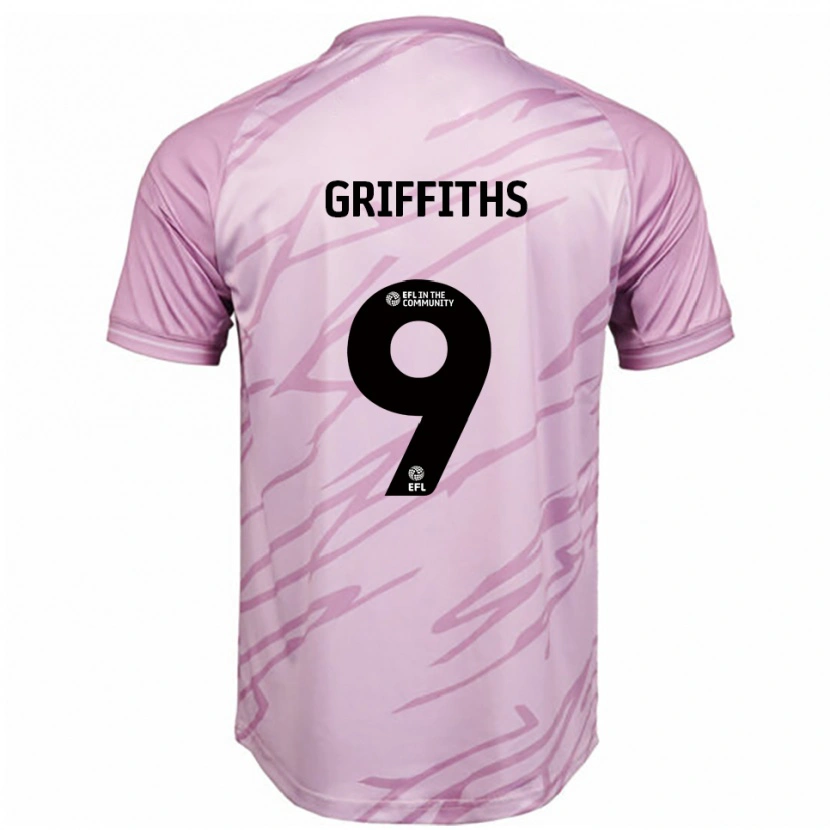Danxen Niño Camiseta Zoe Griffiths #9 Rosa Negro 2ª Equipación 2025/26 La Camisa México