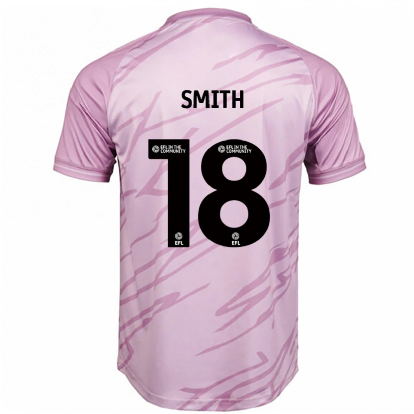 Danxen Niño Camiseta Katy Smith #18 Rosa Negro 2ª Equipación 2025/26 La Camisa México