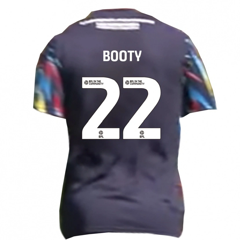 Danxen Niño Camiseta Regan Booty #22 Azul Marino Amarillo Rojo 2ª Equipación 2025/26 La Camisa México