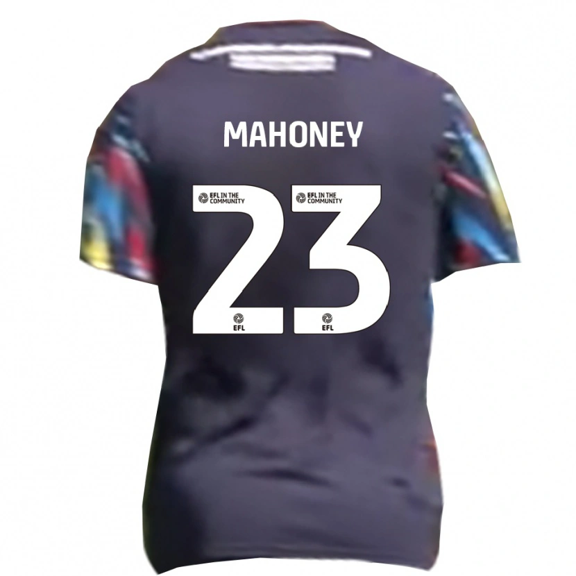 Danxen Niño Camiseta Connor Mahoney #23 Azul Marino Amarillo Rojo 2ª Equipación 2025/26 La Camisa México