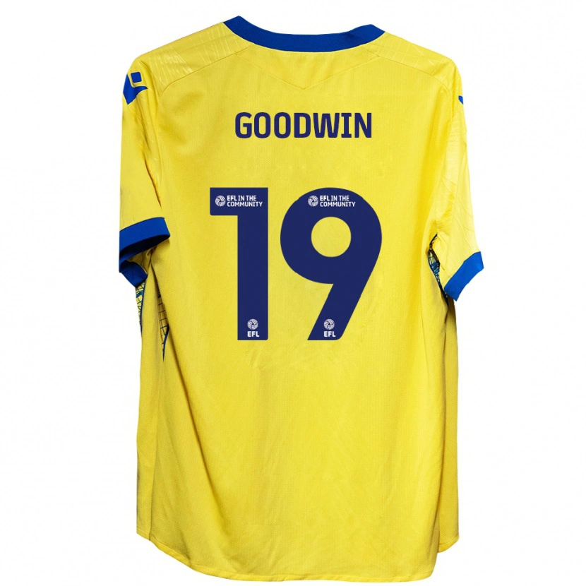Danxen Niño Camiseta Will Goodwin #19 Amarillo Azul 2ª Equipación 2025/26 La Camisa México