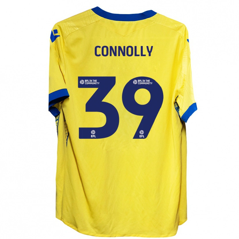 Danxen Niño Camiseta Kien Connolly #39 Amarillo Azul 2ª Equipación 2025/26 La Camisa México