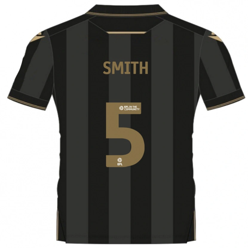 Danxen Niño Camiseta Andy Smith #5 Negro Dorado 2ª Equipación 2025/26 La Camisa México
