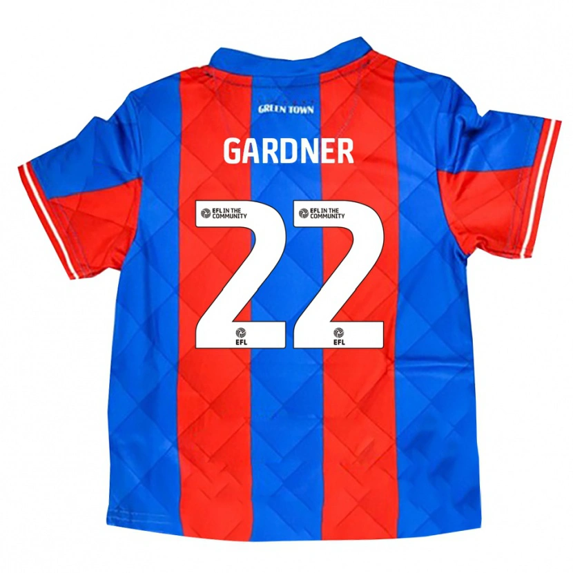 Danxen Niño Camiseta Cameron Gardner #22 Azul Rojo Blanco 2ª Equipación 2025/26 La Camisa México