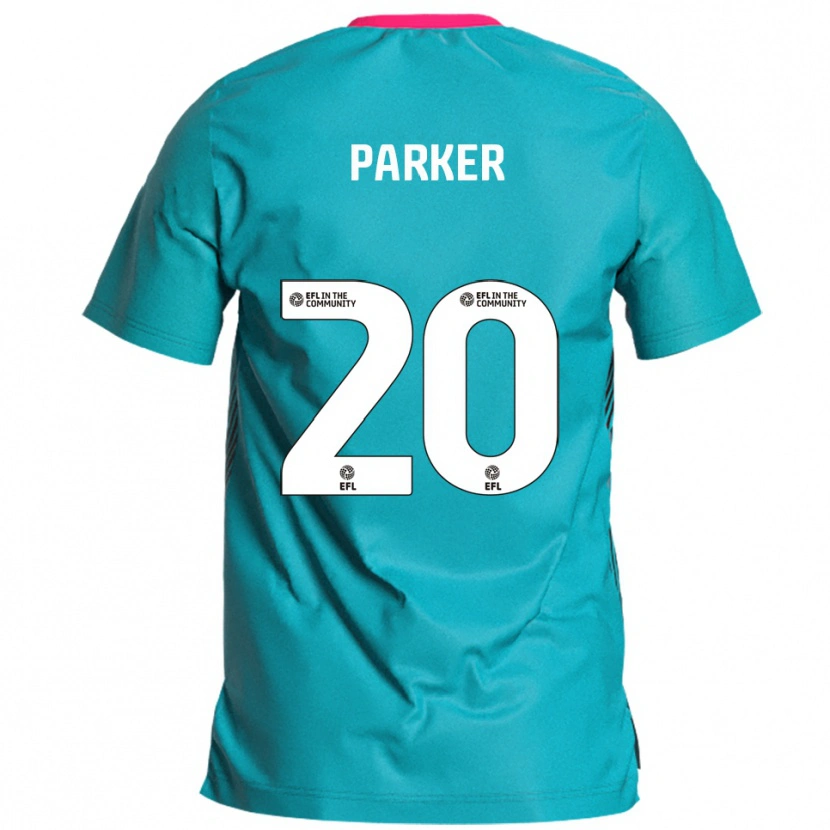 Danxen Niño Camiseta Charley Parker #20 Celeste Rosa 2ª Equipación 2025/26 La Camisa México