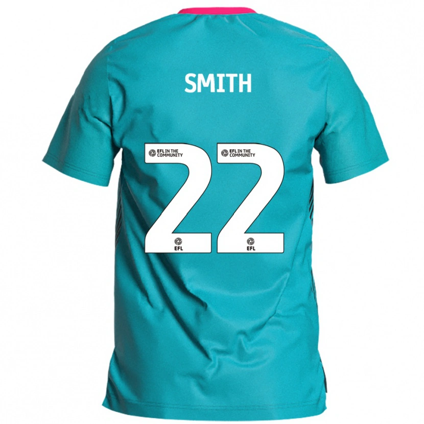 Danxen Niño Camiseta Reece Smith #22 Celeste Rosa 2ª Equipación 2025/26 La Camisa México