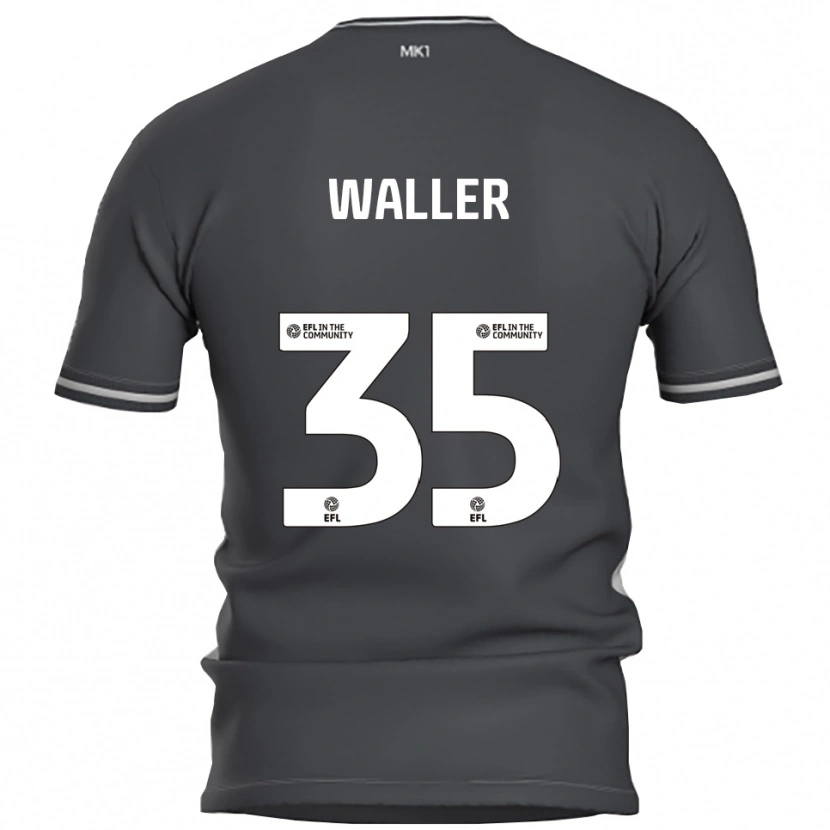 Danxen Niño Camiseta Charlie Waller #35 Gris Plata 2ª Equipación 2025/26 La Camisa México