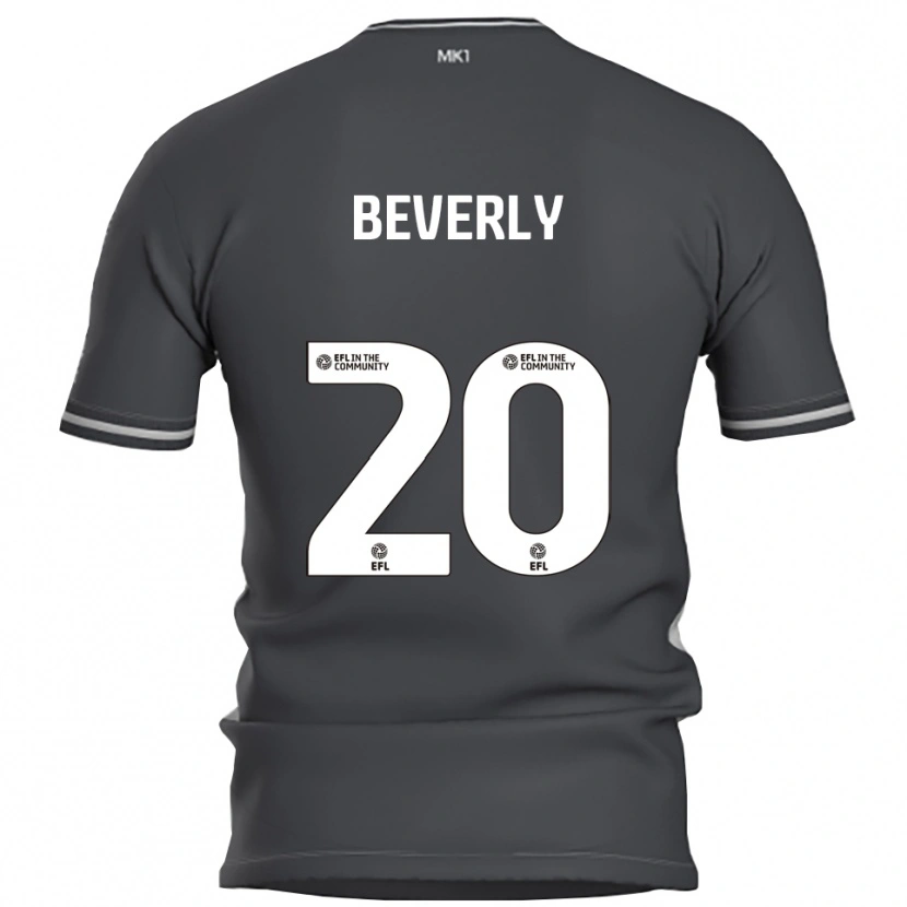 Danxen Niño Camiseta Poppy Beverly #20 Gris Plata 2ª Equipación 2025/26 La Camisa México