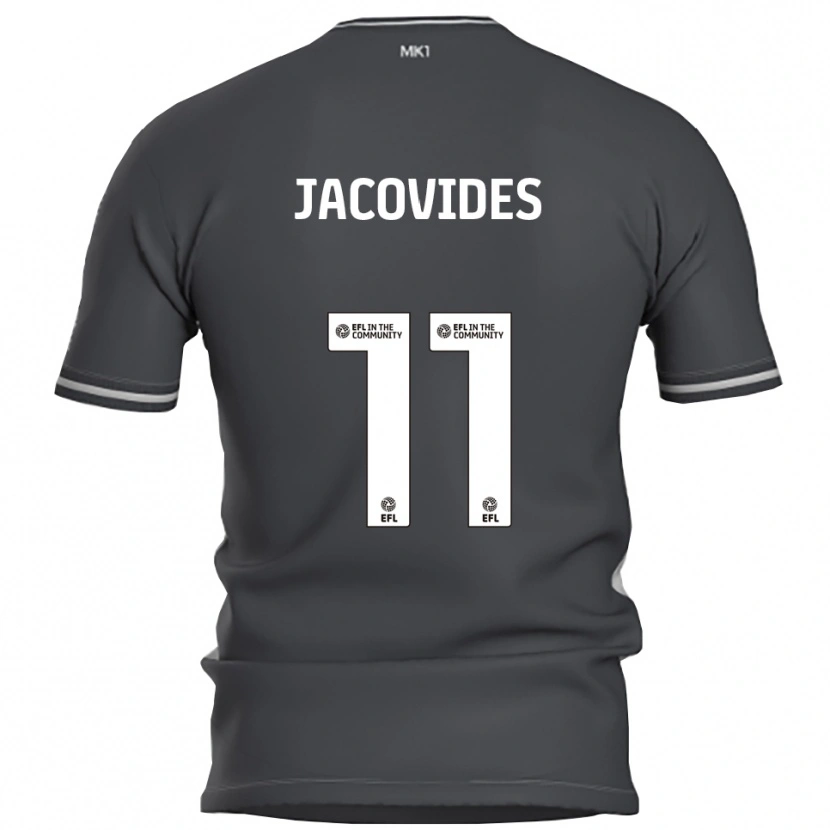 Danxen Niño Camiseta Annaliese Jacovides #11 Gris Plata 2ª Equipación 2025/26 La Camisa México