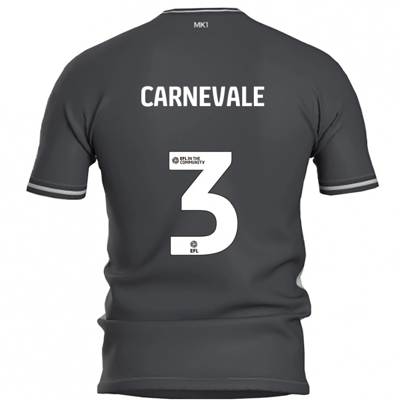 Danxen Niño Camiseta Giusy Carnevale #3 Gris Plata 2ª Equipación 2025/26 La Camisa México