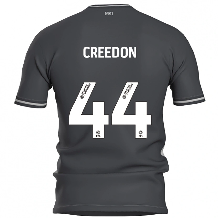 Danxen Niño Camiseta Erin Creedon #44 Gris Plata 2ª Equipación 2025/26 La Camisa México