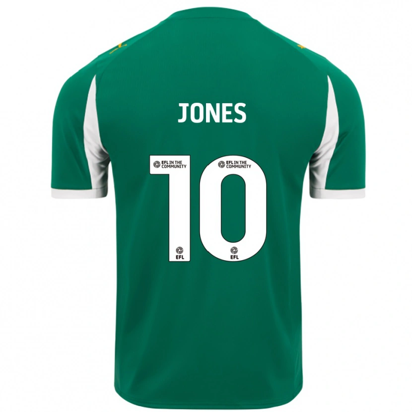 Danxen Niño Camiseta Jodi Jones #10 Verde Blanco 2ª Equipación 2025/26 La Camisa México