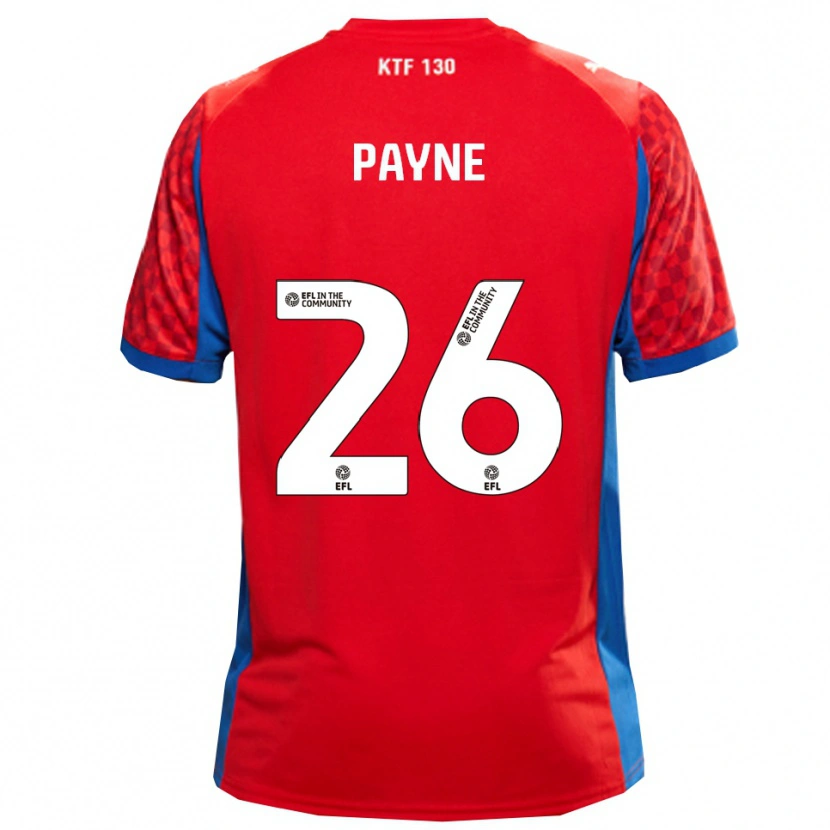 Danxen Niño Camiseta Kai Payne #26 Rojo Azul 2ª Equipación 2025/26 La Camisa México