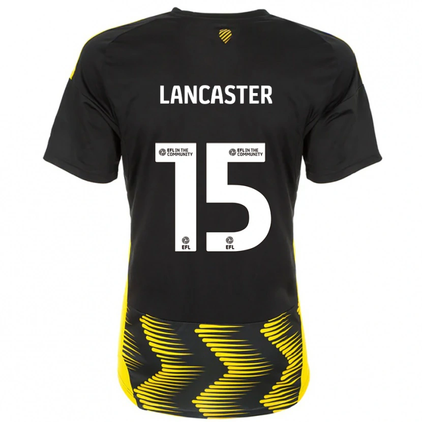 Danxen Niño Camiseta Darcy Lancaster #15 Negro Amarillo 2ª Equipación 2025/26 La Camisa México