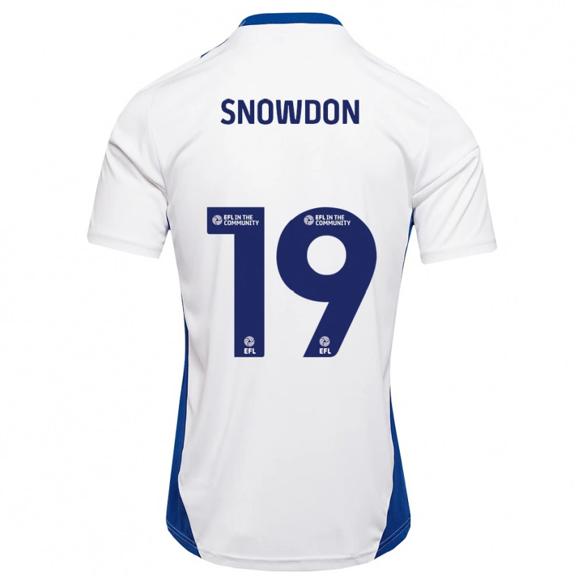 Danxen Niño Camiseta Joe Snowdon #19 Blanco Azul 2ª Equipación 2025/26 La Camisa México