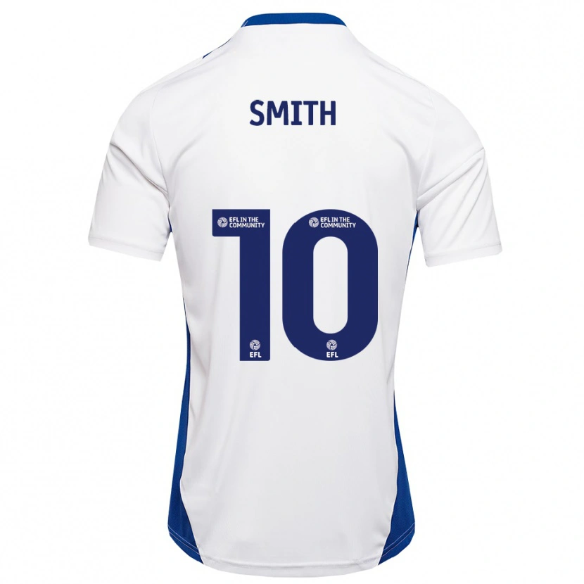 Danxen Niño Camiseta Harry Smith #10 Blanco Azul 2ª Equipación 2025/26 La Camisa México