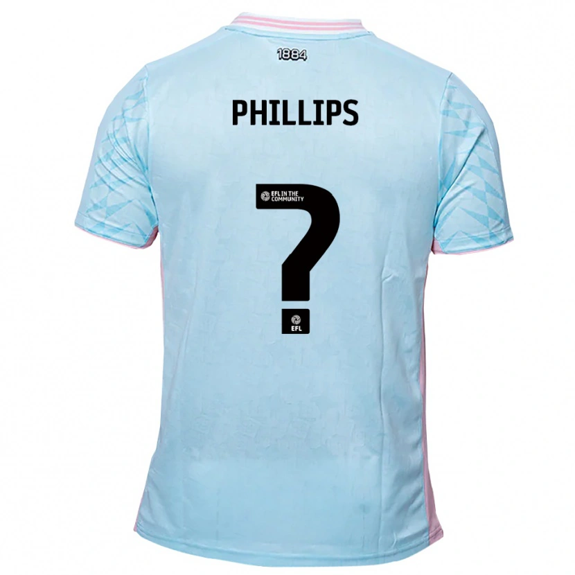 Danxen Niño Camiseta Ruby Phillips #0 Celeste Rosa 2ª Equipación 2025/26 La Camisa México