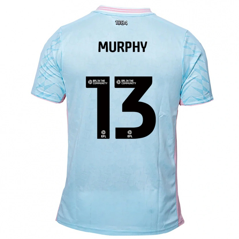 Danxen Niño Camiseta Joe Murphy #13 Celeste Rosa 2ª Equipación 2025/26 La Camisa México