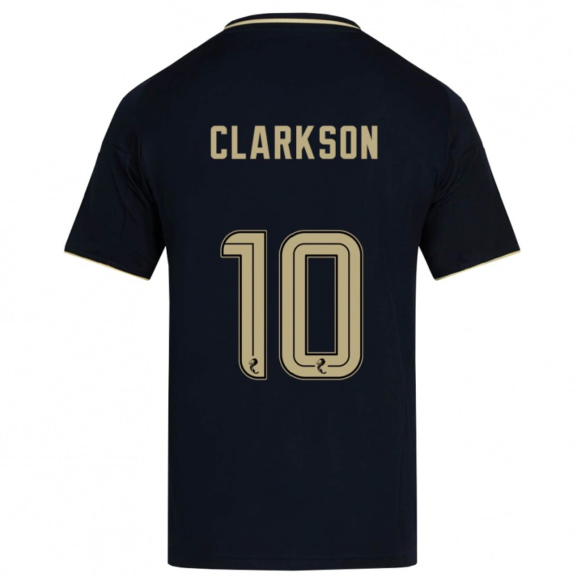 Danxen Niño Camiseta Leighton Clarkson #10 Azul Marino Dorado 2ª Equipación 2025/26 La Camisa México