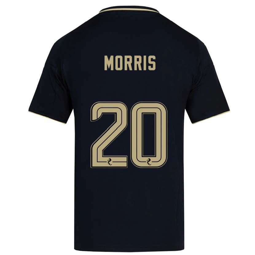 Danxen Niño Camiseta Shayden Morris #20 Azul Marino Dorado 2ª Equipación 2025/26 La Camisa México