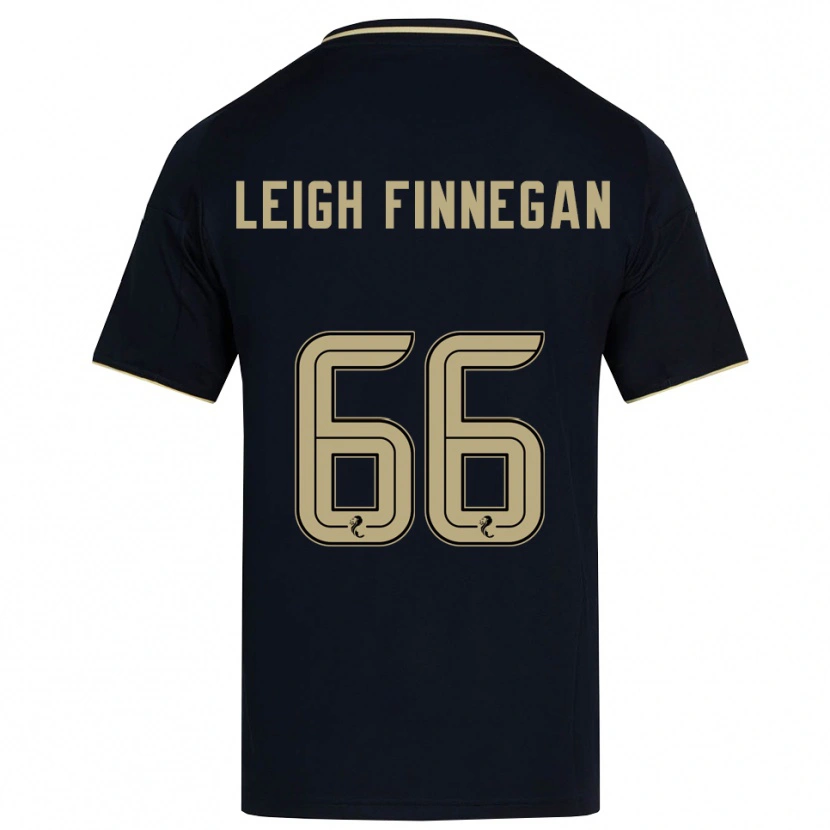 Danxen Niño Camiseta Toni Leigh Finnegan #66 Azul Marino Dorado 2ª Equipación 2025/26 La Camisa México