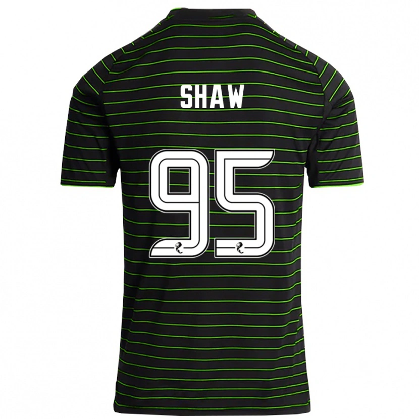 Danxen Niño Camiseta Corey Shaw #95 Negro Verde 2ª Equipación 2025/26 La Camisa México