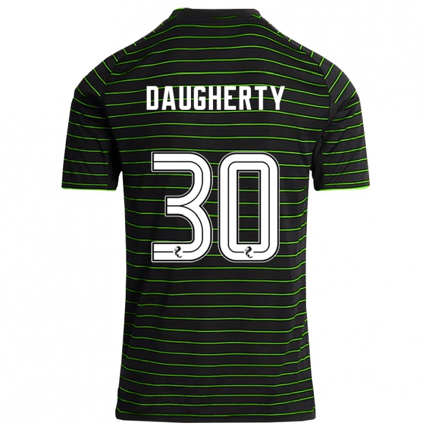 Danxen Niño Camiseta Kelsey Daugherty #30 Negro Verde 2ª Equipación 2025/26 La Camisa México
