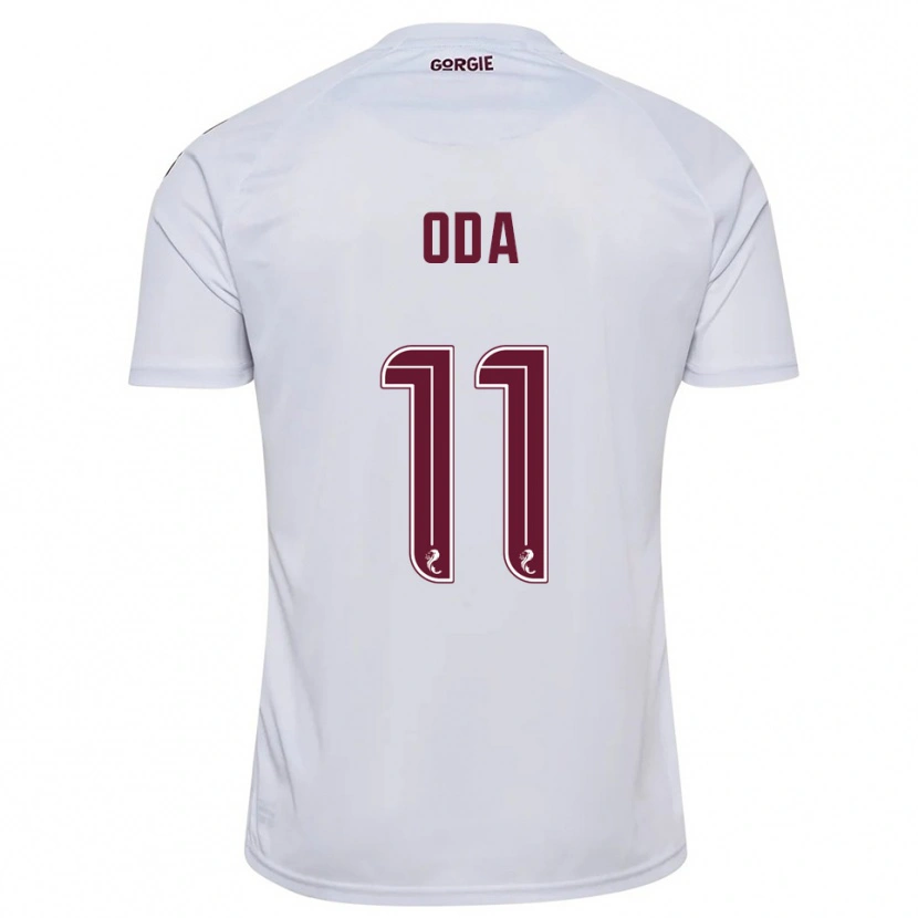 Danxen Niño Camiseta Yutaro Oda #11 Blanco Borgoña 2ª Equipación 2025/26 La Camisa México