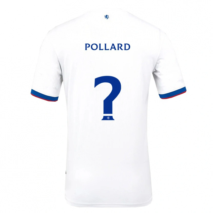 Danxen Niño Camiseta Lancelot Pollard #0 Blanco Rojo Azul 2ª Equipación 2025/26 La Camisa México