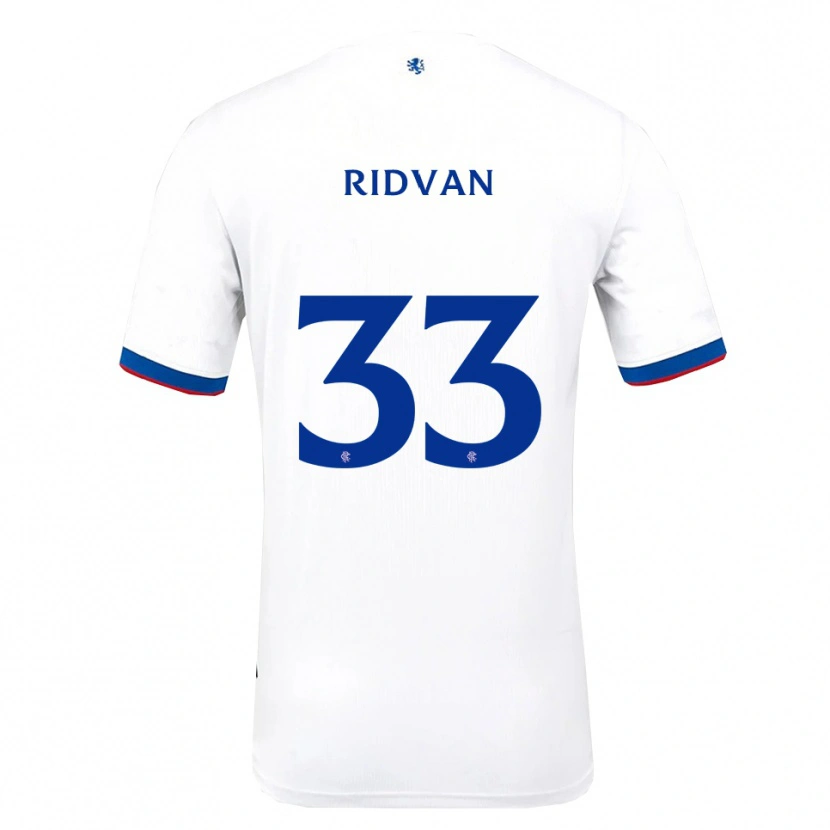 Danxen Niño Camiseta Rıdvan Yılmaz #33 Blanco Rojo Azul 2ª Equipación 2025/26 La Camisa México