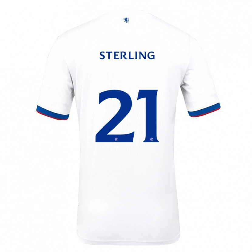 Danxen Niño Camiseta Dujon Sterling #21 Blanco Rojo Azul 2ª Equipación 2025/26 La Camisa México