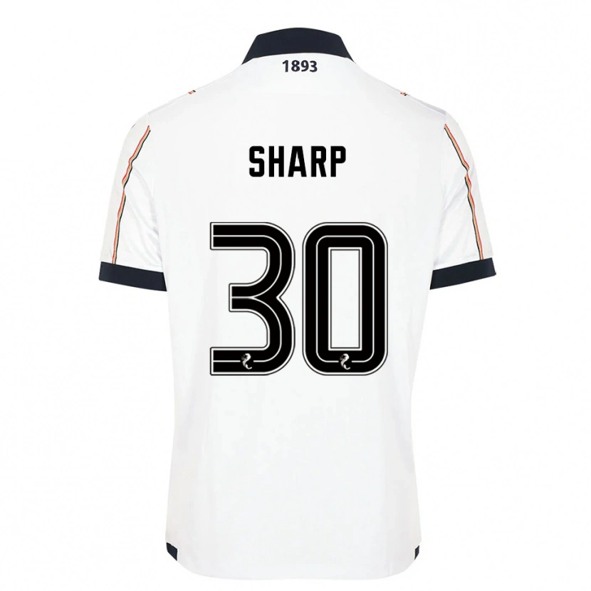 Danxen Niño Camiseta Harry Sharp #30 Blanco Azul Marino Rojo 2ª Equipación 2025/26 La Camisa México