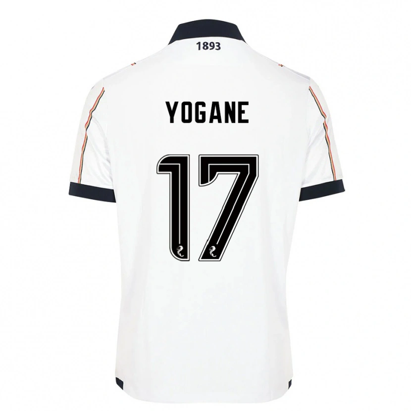 Danxen Niño Camiseta Tony Yogane #17 Blanco Azul Marino Rojo 2ª Equipación 2025/26 La Camisa México