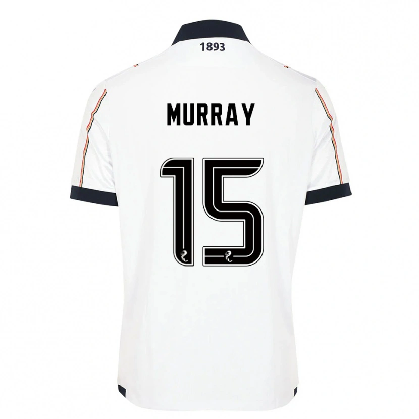 Danxen Niño Camiseta Simon Murray #15 Blanco Azul Marino Rojo 2ª Equipación 2025/26 La Camisa México