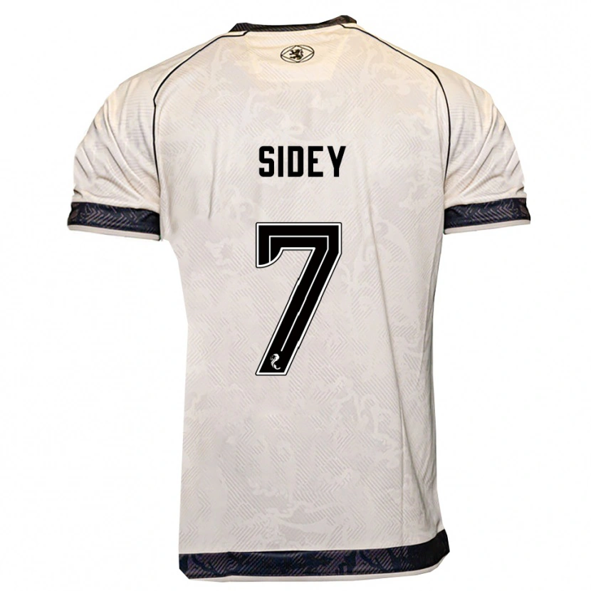 Danxen Niño Camiseta Leah Sidey #7 Blanco Negro 2ª Equipación 2025/26 La Camisa México