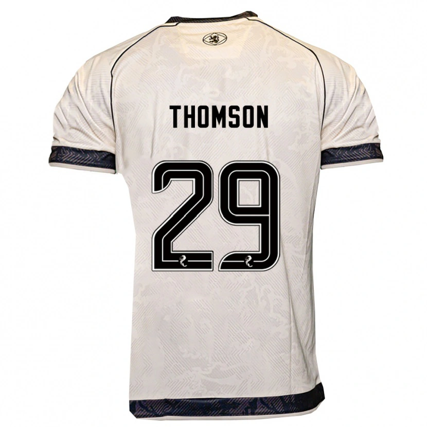 Danxen Niño Camiseta Miller Thomson #29 Blanco Negro 2ª Equipación 2025/26 La Camisa México